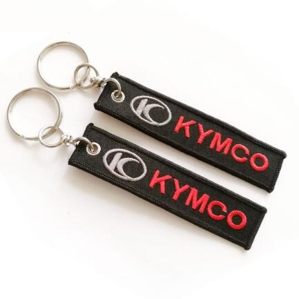 Cheap Promotional Embroidery Key Ring Holders for Airline Company